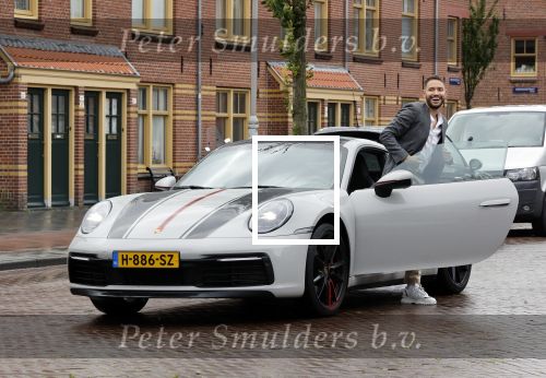 Amsterdam 26 augustus 2020
Rolf Sanchez met zijn porsche 911
