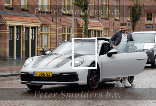 Amsterdam 26 augustus 2020
Rolf Sanchez met zijn porsche 911