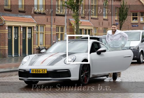 Amsterdam 26 augustus 2020
Rolf Sanchez met zijn porsche 911