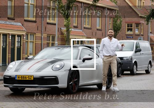 Amsterdam 26 augustus 2020
Rolf Sanchez met zijn porsche 911