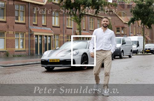 Amsterdam 26 augustus 2020
Rolf Sanchez met zijn porsche 911