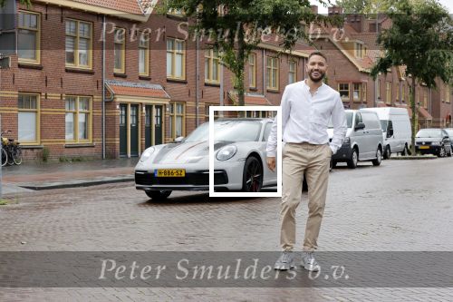Amsterdam 26 augustus 2020
Rolf Sanchez met zijn porsche 911