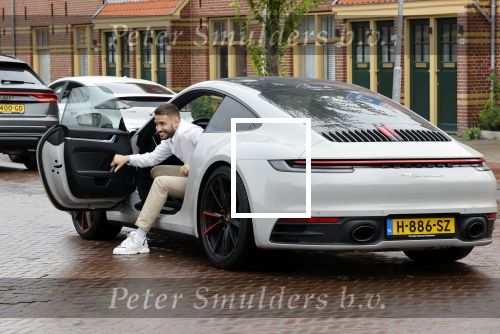 Amsterdam 26 augustus 2020
Rolf Sanchez met zijn porsche 911