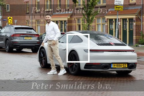 Amsterdam 26 augustus 2020
Rolf Sanchez met zijn porsche 911