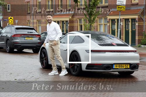 Amsterdam 26 augustus 2020
Rolf Sanchez met zijn porsche 911
