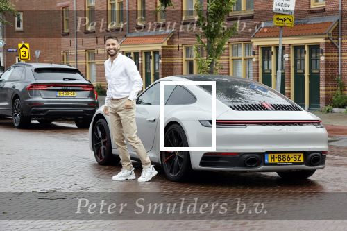 Amsterdam 26 augustus 2020
Rolf Sanchez met zijn porsche 911