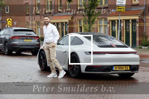Amsterdam 26 augustus 2020
Rolf Sanchez met zijn porsche 911