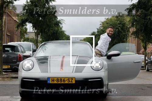 Amsterdam 26 augustus 2020
Rolf Sanchez met zijn porsche 911