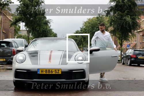 Amsterdam 26 augustus 2020
Rolf Sanchez met zijn porsche 911