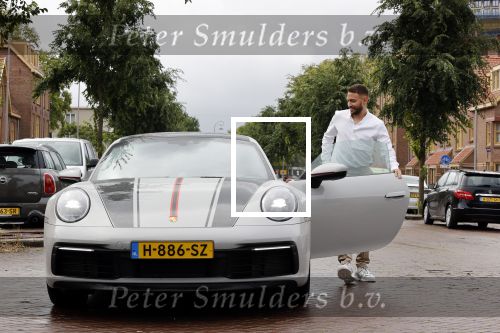 Amsterdam 26 augustus 2020
Rolf Sanchez met zijn porsche 911