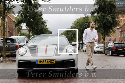 Amsterdam 26 augustus 2020
Rolf Sanchez met zijn porsche 911