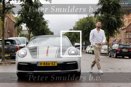 Amsterdam 26 augustus 2020
Rolf Sanchez met zijn porsche 911