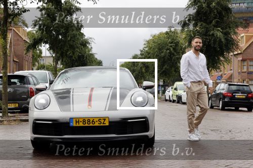 Amsterdam 26 augustus 2020
Rolf Sanchez met zijn porsche 911