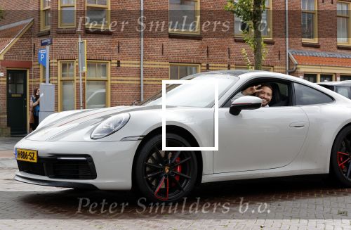 Amsterdam 26 augustus 2020
Rolf Sanchez met zijn porsche 911