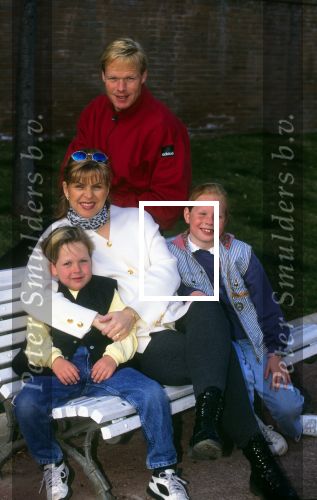 Barcelona 20 Februari 1995
Ronald Koeman met zijn vrouw Bartina Koeman, Debbie Koeman en Tim Koeman