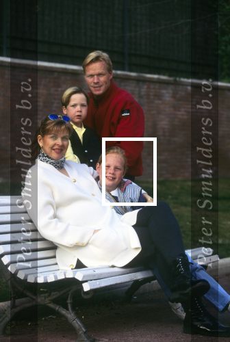 Barcelona 20 Februari 1995
Ronald Koeman met zijn vrouw Bartina Koeman, Debbie Koeman en Tim Koeman