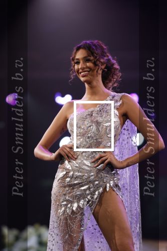 Hilversum 31 augustus 2020
Miss Nederland verkiezing in studio 21 op het mediapark. Sha Senior de schoonzus van Maxim Froger