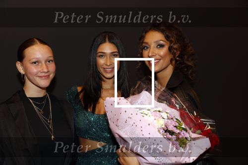 Hilversum 31 augustus 2020
Miss Nederland verkiezing in studio 21 op het mediapark. Shayna Senior met haar zus Sha en andere zus
