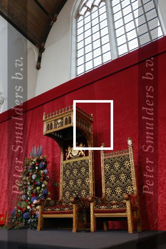 Den Haag 15 september 2020
Prinsjesdag 2020 in de grote kerk van Den Haag . Aanwezig Koning Willem Alexander Koningin Maxima Prins Constantijn en Prinses laurentien zijn aanwezig. De twee stoelen van Koning Willem Alexander en Maxima