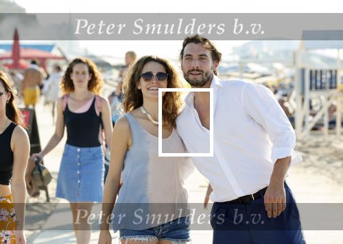 Scheveningen 15 september 2020
Thierry Baudet met zijn verloofde/vriendin Davide Heijmans op het strand bij Scheveningen.