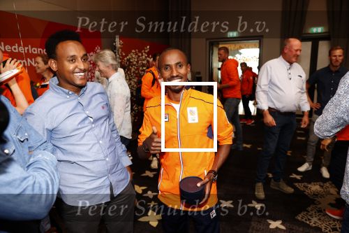 Schiphol 9 augustus 2021
Aankomst olympische sporters op schiphol in hotel Hilton. Abdi Nageeye won zilver op de marathon .