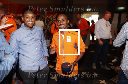 Schiphol 9 augustus 2021
Aankomst olympische sporters op schiphol in hotel Hilton. Abdi Nageeye won zilver op de marathon .