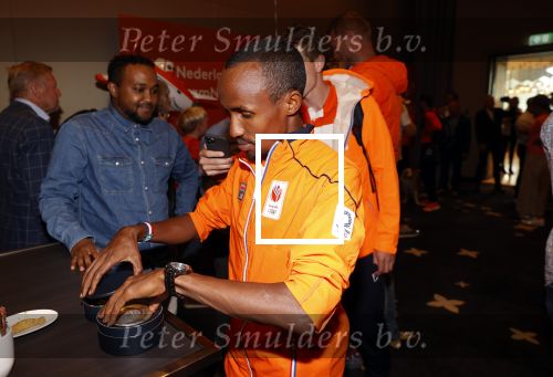 Schiphol 9 augustus 2021
Aankomst olympische sporters op schiphol in hotel Hilton. Abdi Nageeye won zilver op de marathon .