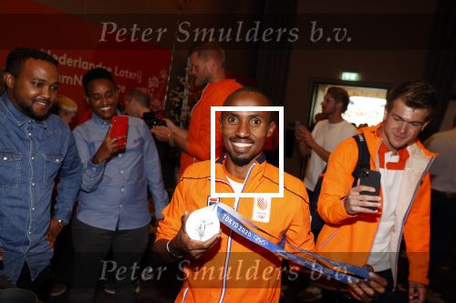 Schiphol 9 augustus 2021
Aankomst olympische sporters op schiphol in hotel Hilton. Abdi Nageeye won zilver op de marathon .