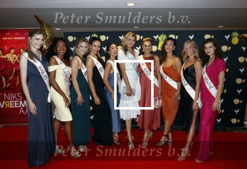 Utrecht 17 augustus 2021
Premiere Niks vreemds aan in Pathe Leidse Rijn. finalisten miss Nederland incl Miss Nederland Denise Speelman