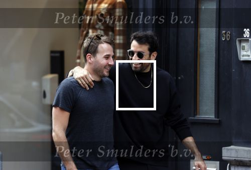 Amstetdam 25 augustus 2021
Dotan met zijn partner / vriend Grant Boone op de PC hooftstraat