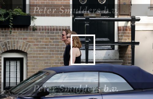 Amsterdam 11 augustus 2021
Femnke Heemskerk en Maartje Wortel verliefd op straat in Amsterdam centrum. Ze sliepen in het Ambassade Hotel.