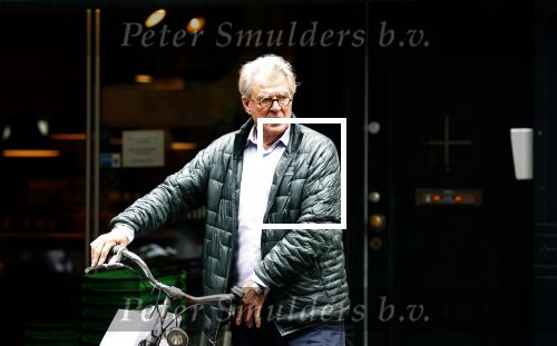 Amsterdam 9 augustus 2021
Jeroen Krabbe doet boodschappen op de fiets