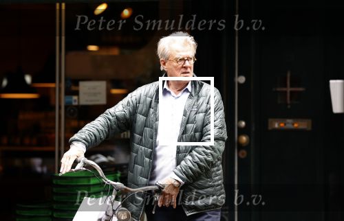 Amsterdam 9 augustus 2021
Jeroen Krabbe doet boodschappen op de fiets