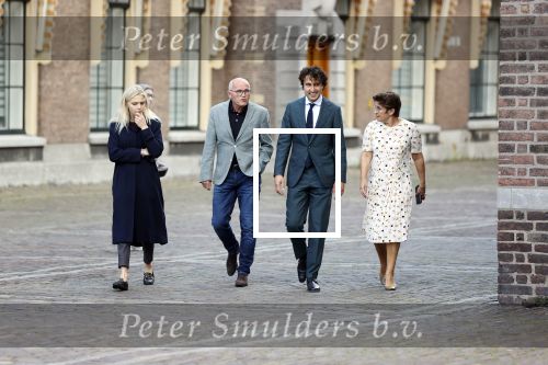 Den Haag 31 augustus 2021
Mark Rutte , Wopke Hoekstra Lillianne Ploumen Jesse Klaver Sigrid Kaag Gert Jan Segers en Rob Jetten op gesprek bij Mariette Hamer ivm vormen van nieuwe regering op het binnenhof. Lillianne Ploumen en  Jesse Klaver