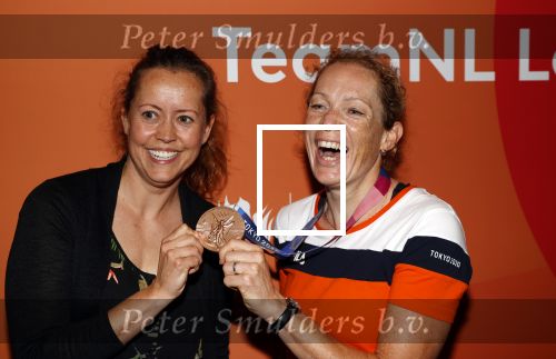Schiphol 9 augustus 2021
Aankomst olympische sporters op schiphol in hotel Hilton. Kirsten Wild met ..