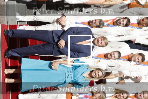 Den Haag 10 augustus 2021
Koning Willem Alexander en Koningin Maxima ontvangen op paleis noordeinde alle medaillewinnaars van de Olympische spelen in Tokyo. oa Sifan Hassan Harrie Lavreysen  Kiran Badloe Annemiek v d Vleuten Niek Kimmann Shanne Braspennincx Abdi Nageeye Jeffrey Hoogland Gabriella Schloesser Steve Wijler Arno Kamminga Sharon v Rouwendaal Tom Dumoulin Anouk Vetter Femke Bol Nouchka Fontijn Merel Smulders Sanne v Dijke Maikel v d Vleuten Kirsten Wild Annemiek Bekkering Annette Duetz Emma Oosterwegel Marit Bouwmeester Anna v d Breggen Roy v d Berg , heren 4 roeien , dames 2 roeien, heren 4x 400m  en het nederlands dames hockeyteam .Ook chef de Mission Pieter v d Hoogenband is er natuurlijk bij .