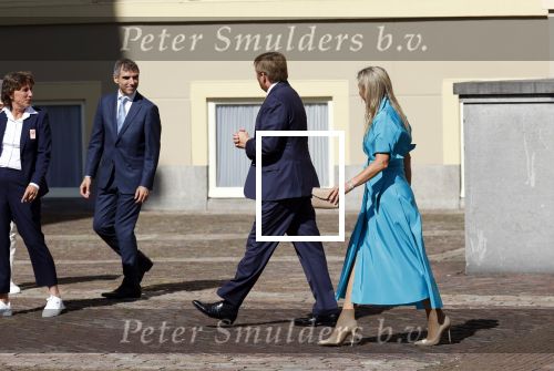 Den Haag 10 augustus 2021
Koning Willem Alexander en Koningin Maxima ontvangen op paleis noordeinde alle medaillewinnaars van de Olympische spelen in Tokyo. oa Sifan Hassan Harrie Lavreysen  Kiran Badloe Annemiek v d Vleuten Niek Kimmann Shanne Braspennincx Abdi Nageeye Jeffrey Hoogland Gabriella Schloesser Steve Wijler Arno Kamminga Sharon v Rouwendaal Tom Dumoulin Anouk Vetter Femke Bol Nouchka Fontijn Merel Smulders Sanne v Dijke Maikel v d Vleuten Kirsten Wild Annemiek Bekkering Annette Duetz Emma Oosterwegel Marit Bouwmeester Anna v d Breggen Roy v d Berg , heren 4 roeien , dames 2 roeien, heren 4x 400m  en het nederlands dames hockeyteam .Ook chef de Mission Pieter v d Hoogenband is er natuurlijk bij .
