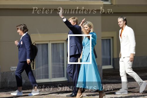 Den Haag 10 augustus 2021
Koning Willem Alexander en Koningin Maxima ontvangen op paleis noordeinde alle medaillewinnaars van de Olympische spelen in Tokyo. oa Sifan Hassan Harrie Lavreysen  Kiran Badloe Annemiek v d Vleuten Niek Kimmann Shanne Braspennincx Abdi Nageeye Jeffrey Hoogland Gabriella Schloesser Steve Wijler Arno Kamminga Sharon v Rouwendaal Tom Dumoulin Anouk Vetter Femke Bol Nouchka Fontijn Merel Smulders Sanne v Dijke Maikel v d Vleuten Kirsten Wild Annemiek Bekkering Annette Duetz Emma Oosterwegel Marit Bouwmeester Anna v d Breggen Roy v d Berg , heren 4 roeien , dames 2 roeien, heren 4x 400m  en het nederlands dames hockeyteam .Ook chef de Mission Pieter v d Hoogenband is er natuurlijk bij .