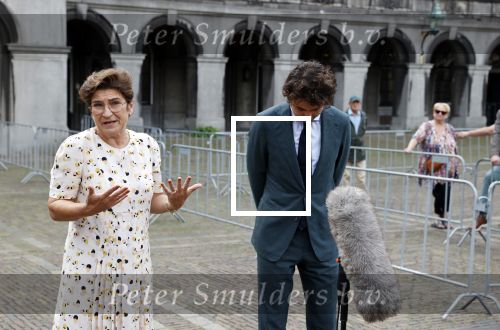 Den Haag 31 augustus 2021
Mark Rutte , Wopke Hoekstra Lillianne Ploumen Jesse Klaver Sigrid Kaag Gert Jan Segers en Rob Jetten op gesprek bij Mariette Hamer ivm vormen van nieuwe regering op het binnenhof. Lillianne Ploumen en  Jesse Klaver