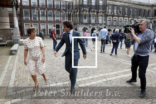Den Haag 31 augustus 2021
Mark Rutte , Wopke Hoekstra Lillianne Ploumen Jesse Klaver Sigrid Kaag Gert Jan Segers en Rob Jetten op gesprek bij Mariette Hamer ivm vormen van nieuwe regering op het binnenhof. Lillianne Ploumen en  Jesse Klaver