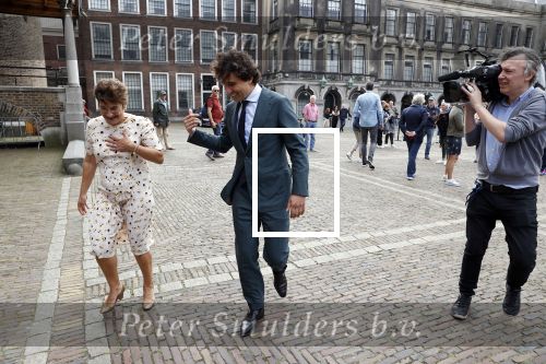 Den Haag 31 augustus 2021
Mark Rutte , Wopke Hoekstra Lillianne Ploumen Jesse Klaver Sigrid Kaag Gert Jan Segers en Rob Jetten op gesprek bij Mariette Hamer ivm vormen van nieuwe regering op het binnenhof. Lillianne Ploumen en  Jesse Klaver