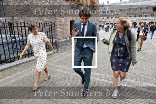Den Haag 31 augustus 2021
Mark Rutte , Wopke Hoekstra Lillianne Ploumen Jesse Klaver Sigrid Kaag Gert Jan Segers en Rob Jetten op gesprek bij Mariette Hamer ivm vormen van nieuwe regering op het binnenhof. Lillianne Ploumen en  Jesse Klaver