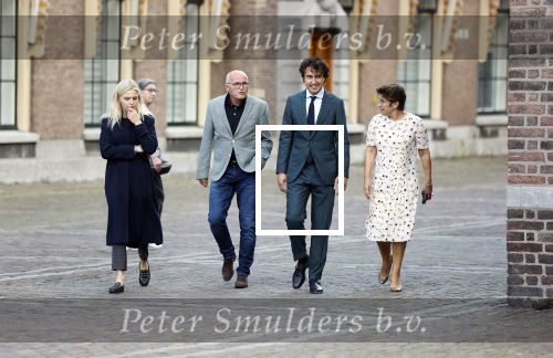 Den Haag 31 augustus 2021
Mark Rutte , Wopke Hoekstra Lillianne Ploumen Jesse Klaver Sigrid Kaag Gert Jan Segers en Rob Jetten op gesprek bij Mariette Hamer ivm vormen van nieuwe regering op het binnenhof. Lillianne Ploumen en  Jesse Klaver