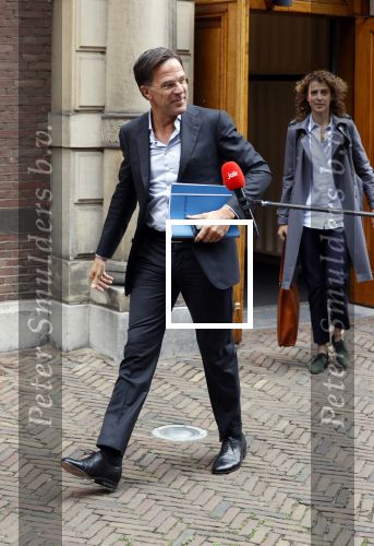 Den Haag 31 augustus 2021
Mark Rutte , Wopke Hoekstra Lillianne Ploumen Jesse Klaver Sigrid Kaag Gert Jan Segers en Rob Jetten op gesprek bij Mariette Hamer ivm vormen van nieuwe regering op het binnenhof.