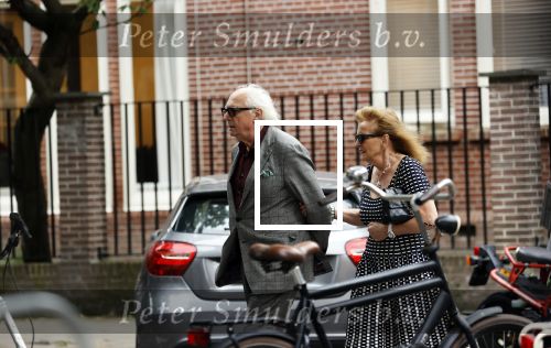 Amsterdam 25 augustus 2021
Matthijs v heijningen en zijn vrouw Guurtje Buddenberg in Amsterdam zuid