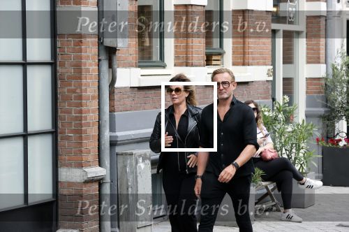 Amsterdam 26 augustus 2021
Prins Bernhard en Prinses Annette  op straat in het centrum van Amsterdam.