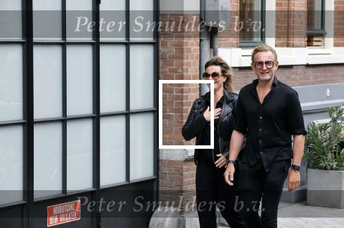 Amsterdam 26 augustus 2021
Prins Bernhard en Prinses Annette  op straat in het centrum van Amsterdam.