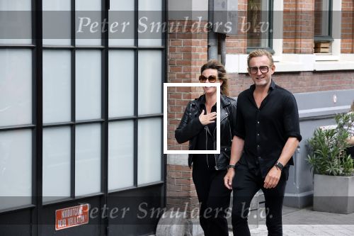 Amsterdam 26 augustus 2021
Prins Bernhard en Prinses Annette  op straat in het centrum van Amsterdam.