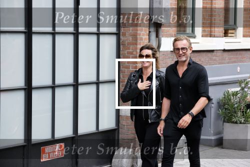 Amsterdam 26 augustus 2021
Prins Bernhard en Prinses Annette  op straat in het centrum van Amsterdam.