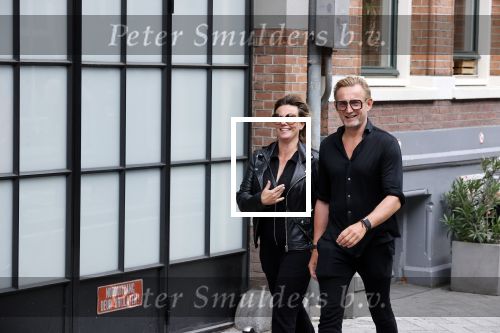 Amsterdam 26 augustus 2021
Prins Bernhard en Prinses Annette  op straat in het centrum van Amsterdam.